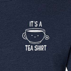Teacup Pocket T-Shirt, Funny Pun Graphic for Herbal Tea Fans and Drink Lovers