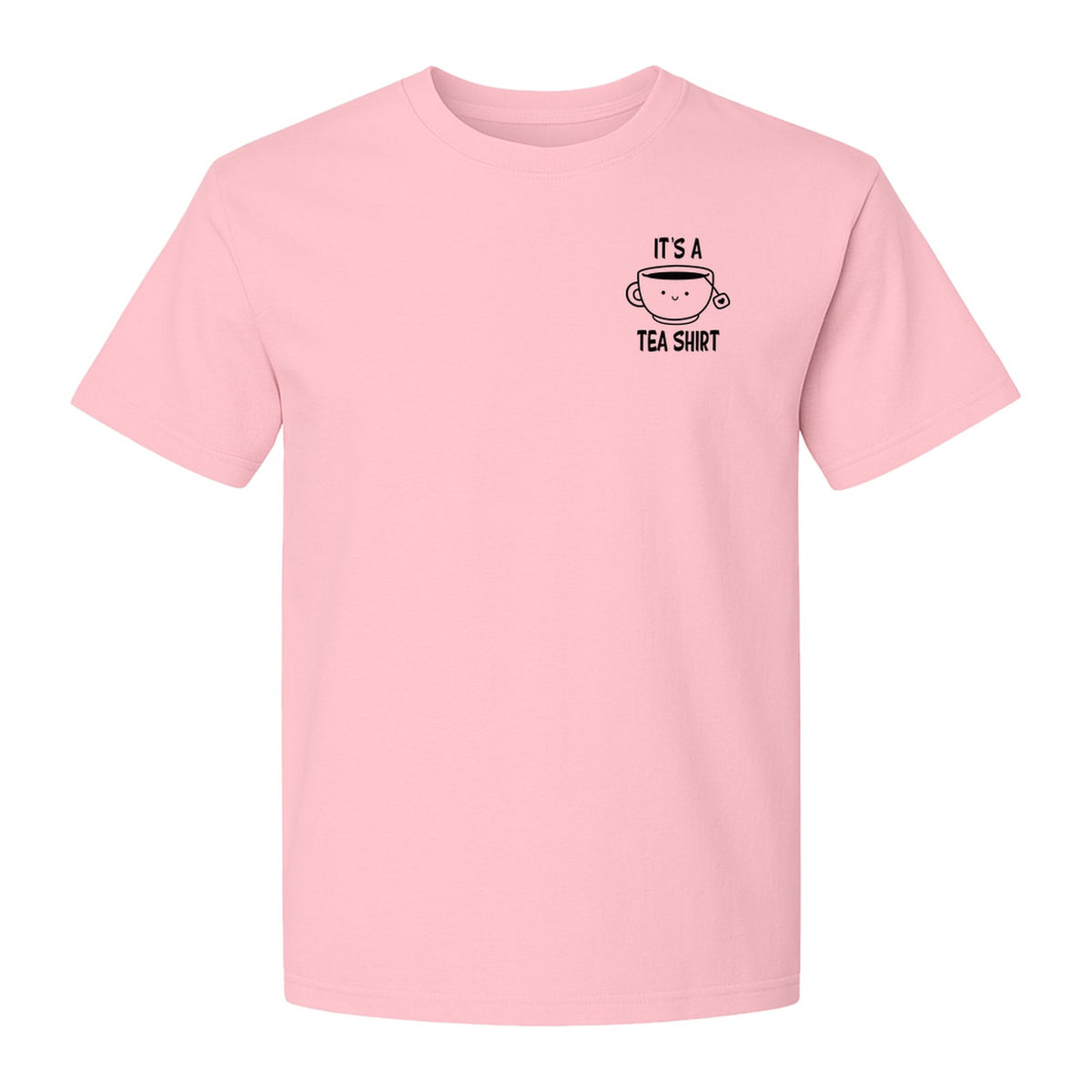 Teacup Pocket T-Shirt, Funny Pun Graphic for Herbal Tea Fans and Drink Lovers