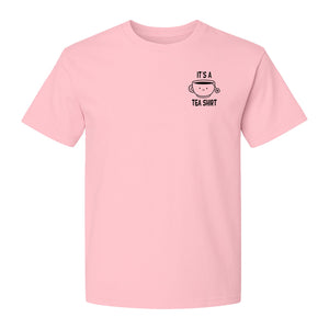 Teacup Pocket T-Shirt, Funny Pun Graphic for Herbal Tea Fans and Drink Lovers
