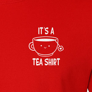 Teacup Pocket T-Shirt, Funny Pun Graphic for Herbal Tea Fans and Drink Lovers