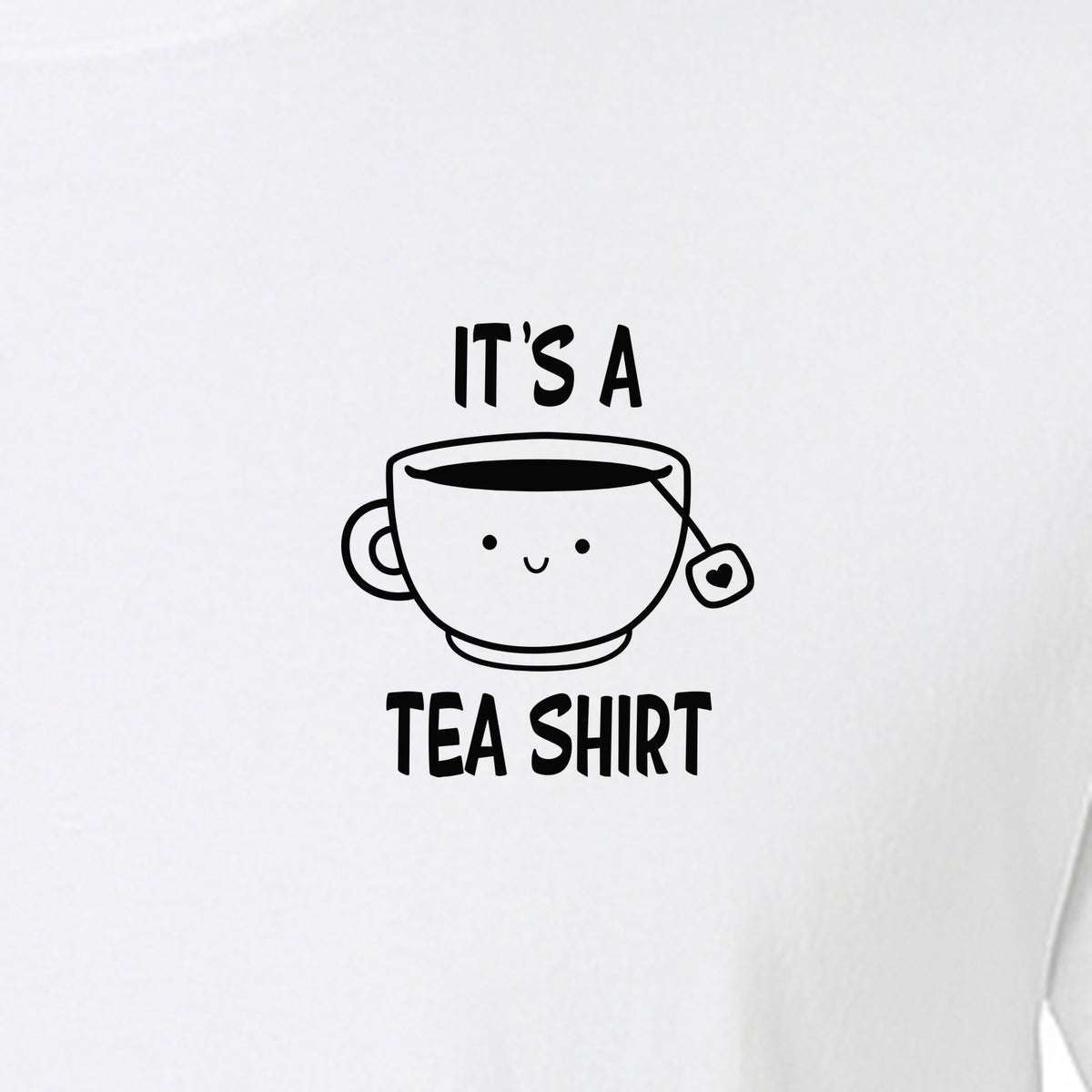 Teacup Pocket T-Shirt, Funny Pun Graphic for Herbal Tea Fans and Drink Lovers