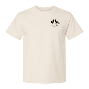 Vet Tech T-Shirt, Paw Print and Stethoscope Pocket Design for Veterinary Students