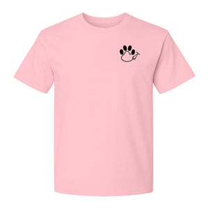 Vet Tech T-Shirt, Paw Print and Stethoscope Pocket Design for Veterinary Students
