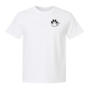 Vet Tech T-Shirt, Paw Print and Stethoscope Pocket Design for Veterinary Students