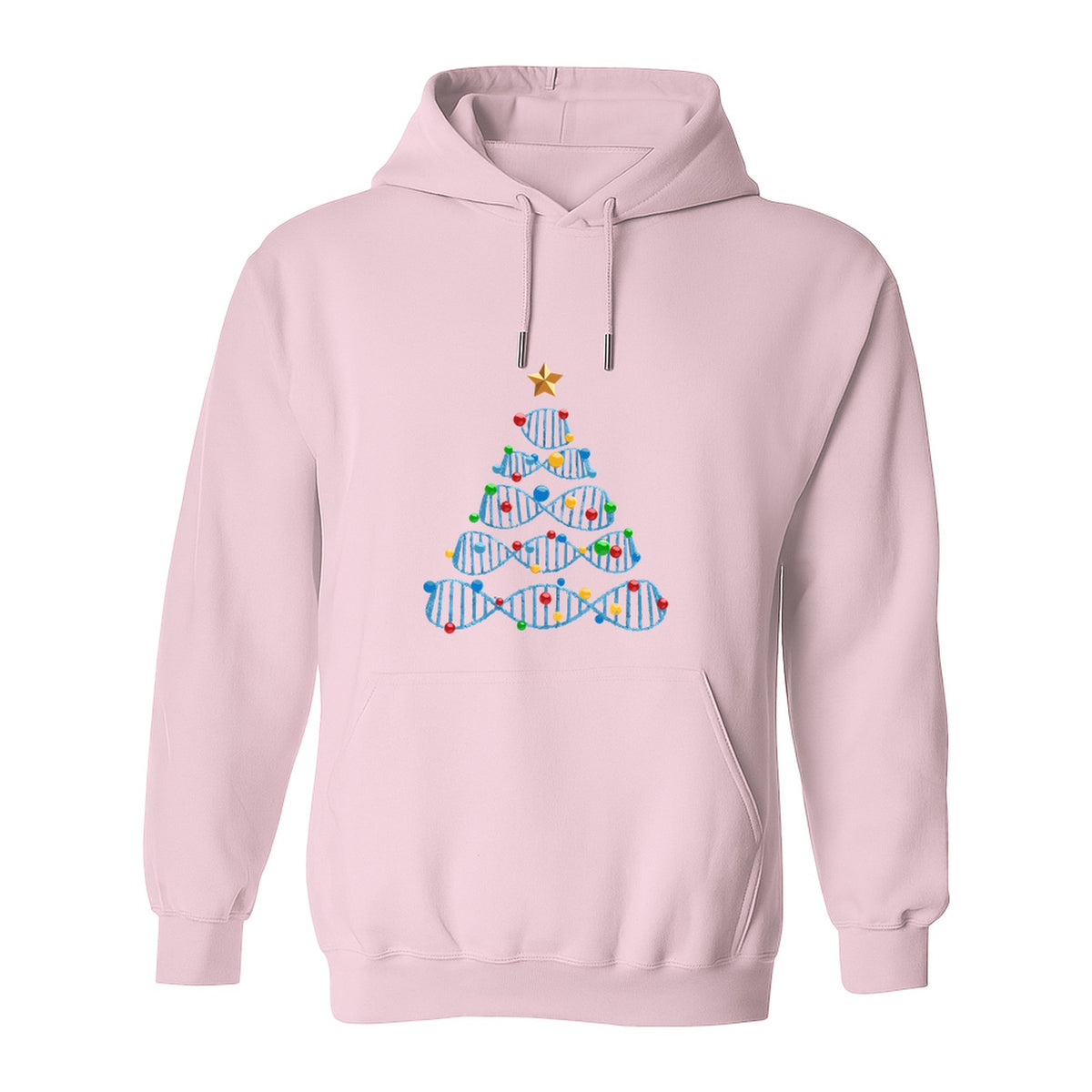 Science Christmas Hoodie, DNA Tree Design for Chemistry Teachers and Lab Lovers
