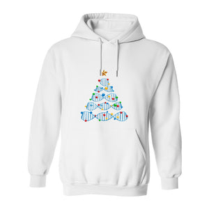 Science Christmas Hoodie, DNA Tree Design for Chemistry Teachers and Lab Lovers
