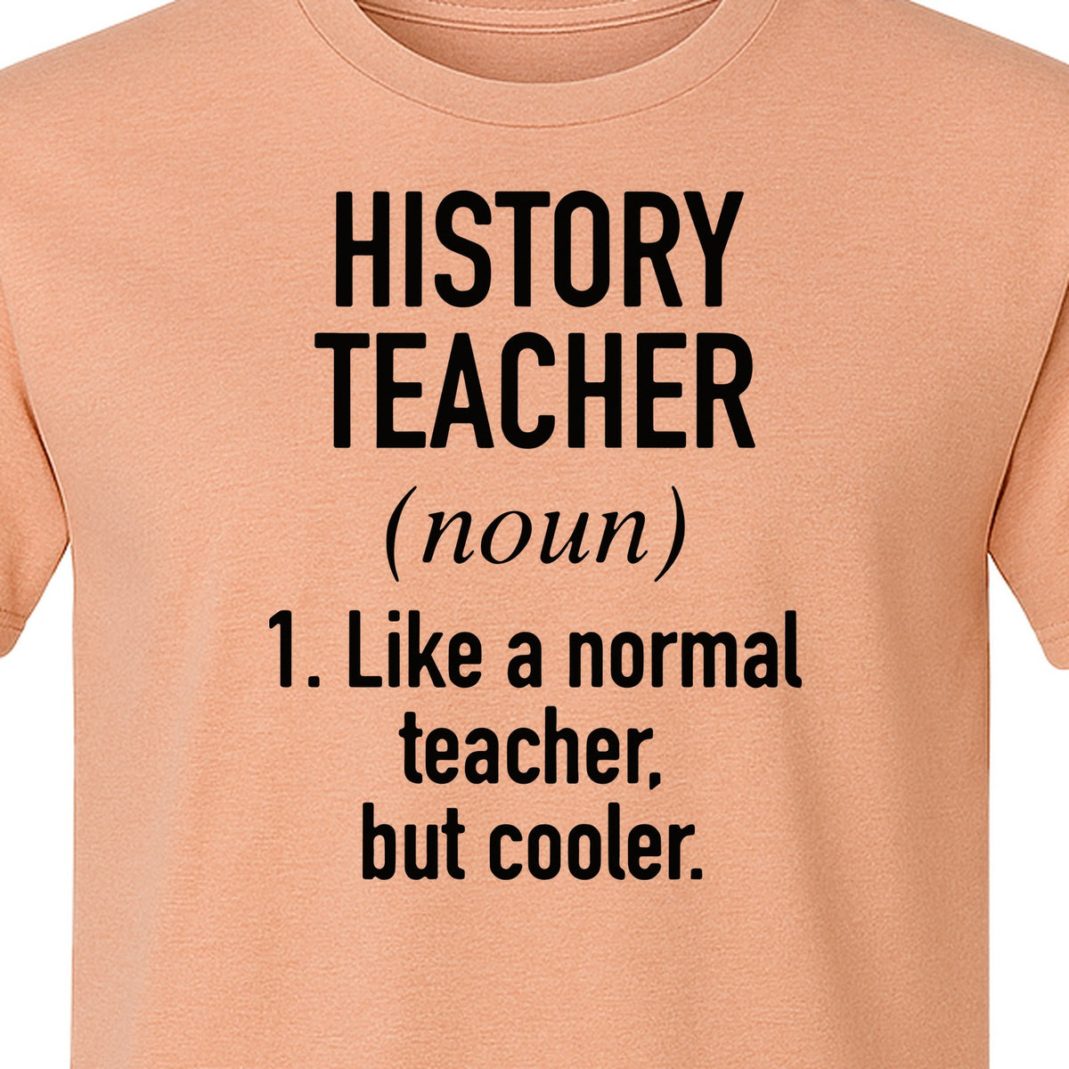 History Teacher T-Shirt, Funny Definition Design for Social Studies Educators and Back to School