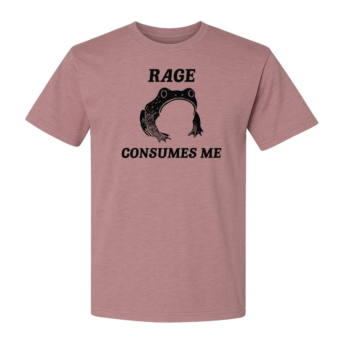 Frog T-Shirt, Rage Consumes Me Graphic Tee for Amphibian Fans and Nature Lovers