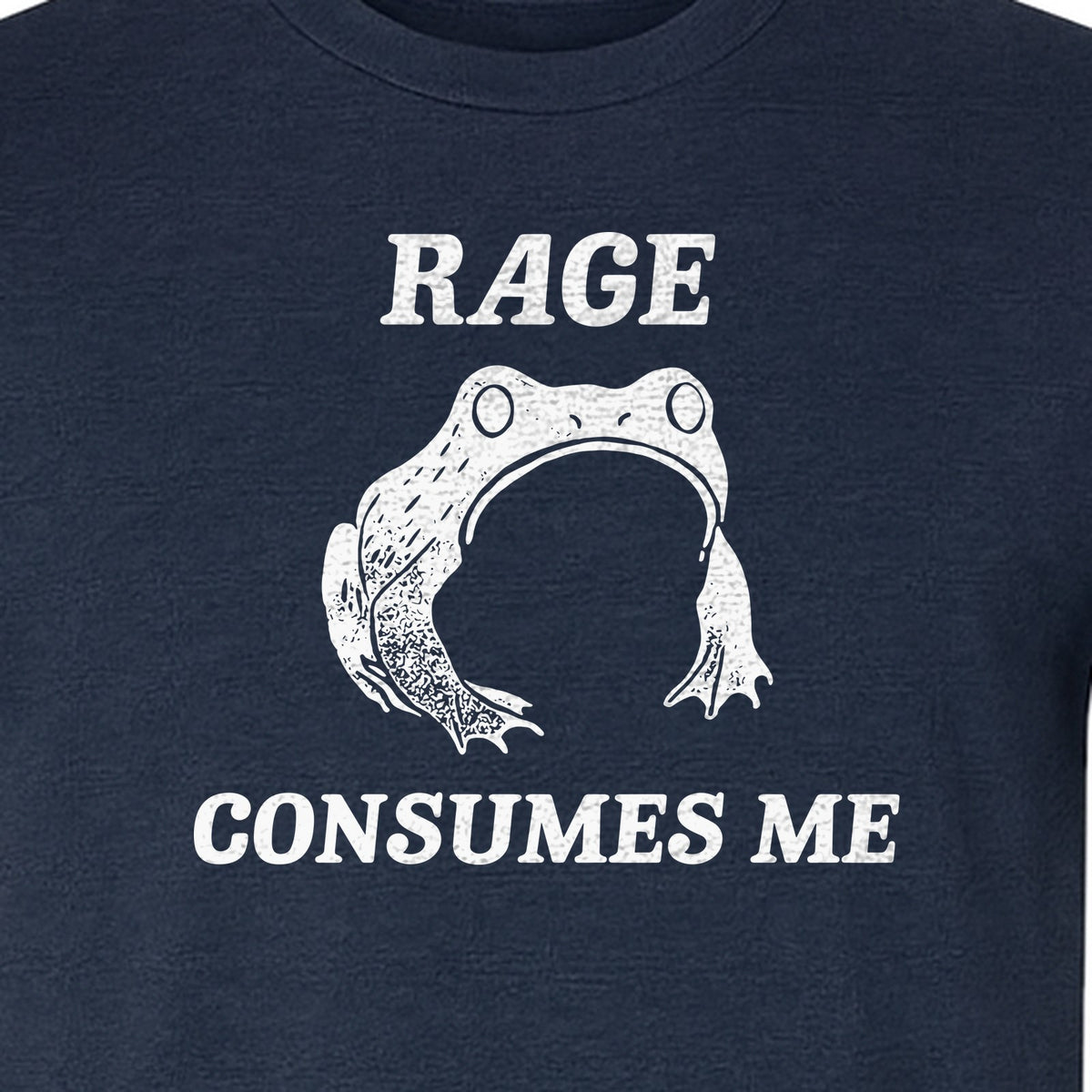 Frog T-Shirt, Rage Consumes Me Graphic Tee for Amphibian Fans and Nature Lovers