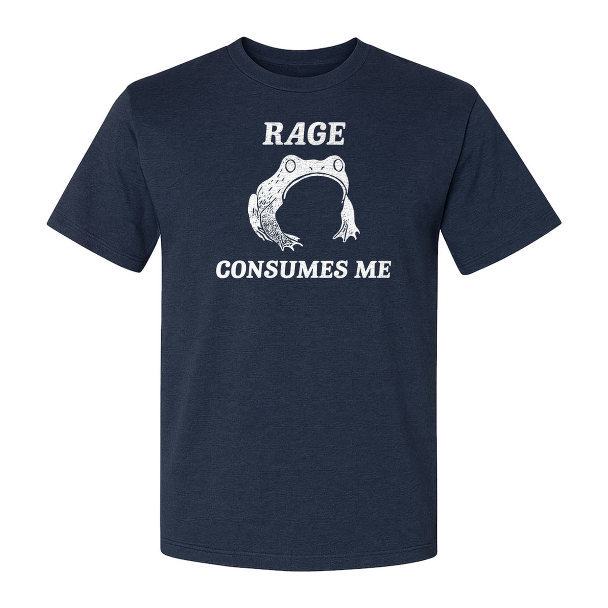 Frog T-Shirt, Rage Consumes Me Graphic Tee for Amphibian Fans and Nature Lovers