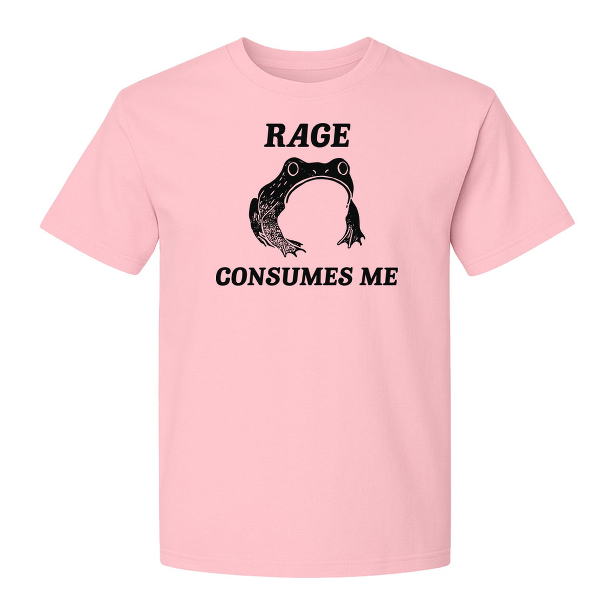 Frog T-Shirt, Rage Consumes Me Graphic Tee for Amphibian Fans and Nature Lovers