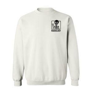 Radiology Sweatshirt, Skeleton X-Ray Pocket Design for Rad Techs and Radiographers