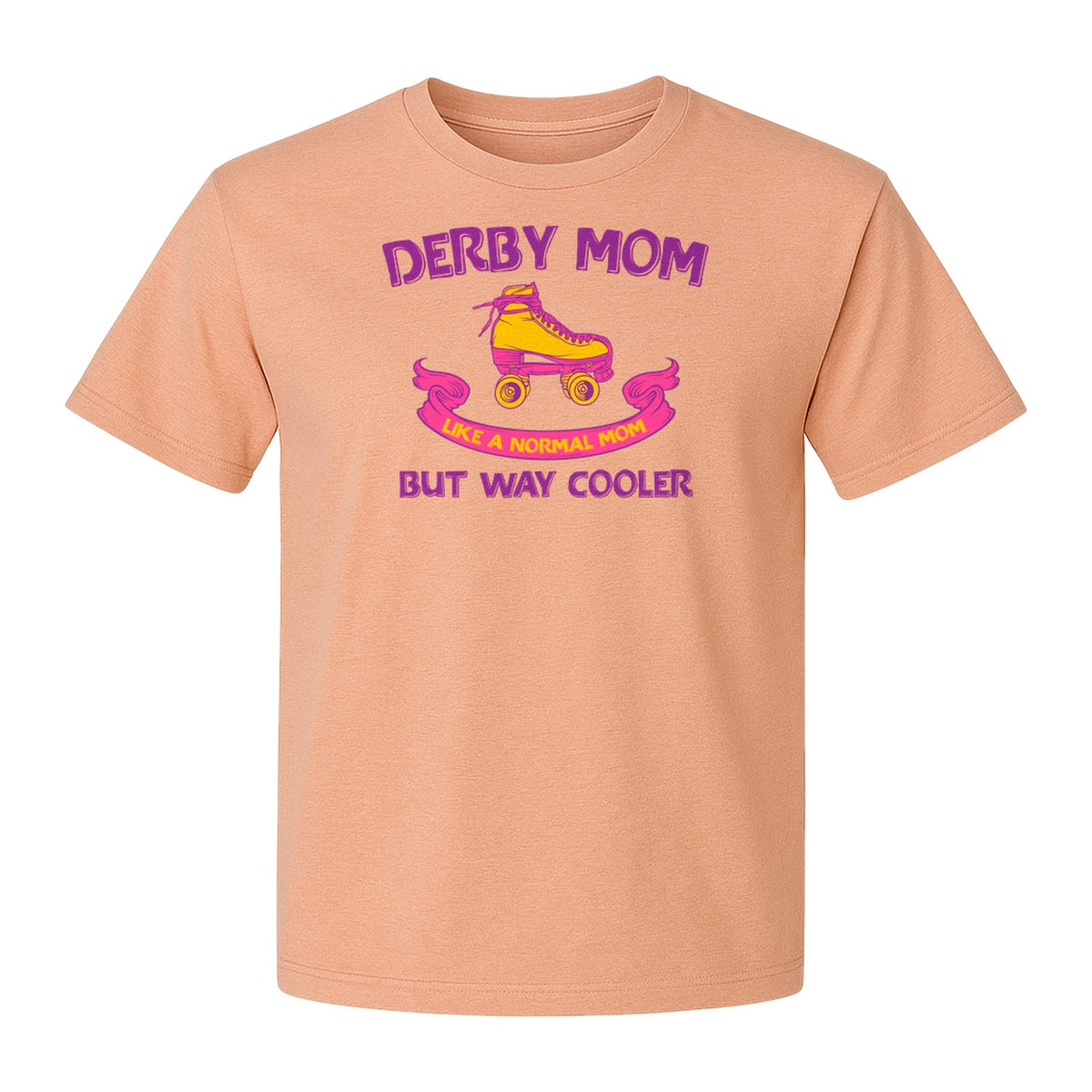 Roller Derby Mom T-Shirt, Way Cooler Skate Graphic Gift for Skating Moms and Rink Fans