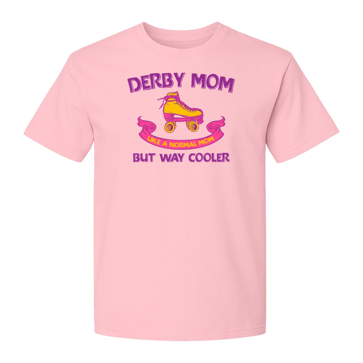 Roller Derby Mom T-Shirt, Way Cooler Skate Graphic Gift for Skating Moms and Rink Fans
