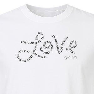 Christian T-Shirt, John 3:16 Love Scripture Design for Women, Moms and Faith Gifts