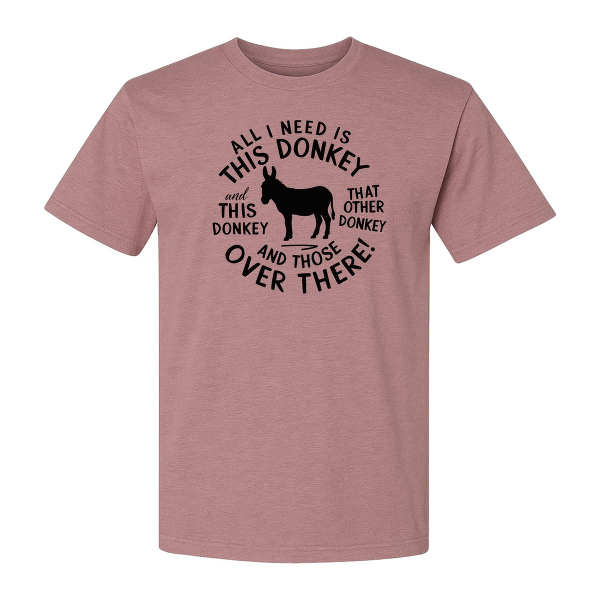 All I Need Is This Donkey T-Shirt, Funny Farm Animal Graphic for Mule and Ranch Lovers
