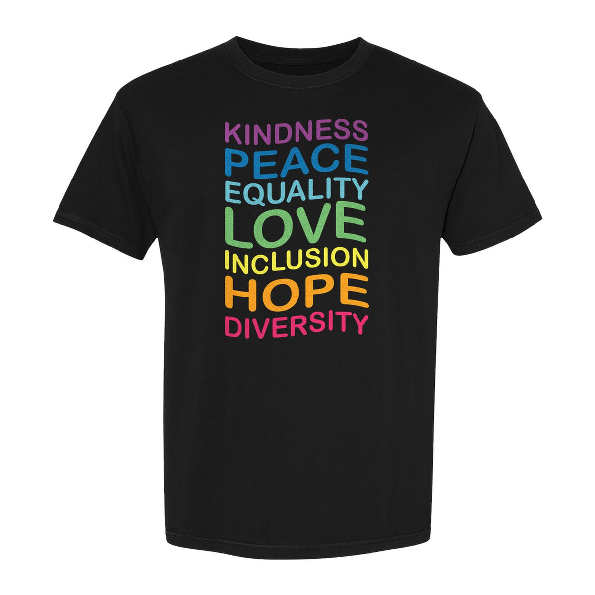 Inclusion Counts T-Shirt, Kindness Peace Equality Love Diversity Statement Design