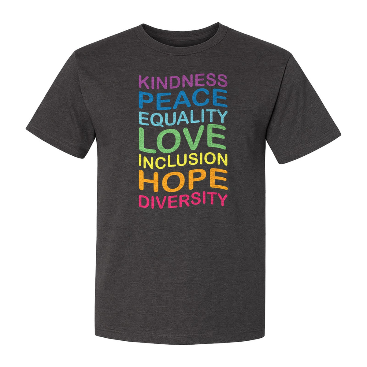 Inclusion Counts T-Shirt, Kindness Peace Equality Love Diversity Statement Design