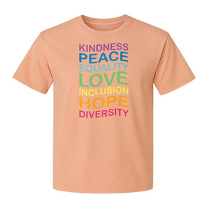 Inclusion Counts T-Shirt, Kindness Peace Equality Love Diversity Statement Design