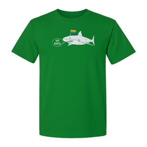 Shark Pride T-Shirt, Gay Rights Rainbow Flag Graphic for LGBTQ Equality Celebrations