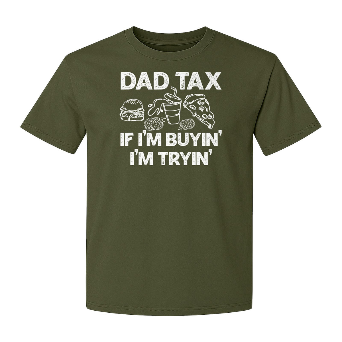 Dad Tax T-Shirt, Funny Food and Snack Quote for Father's Day and Birthdays