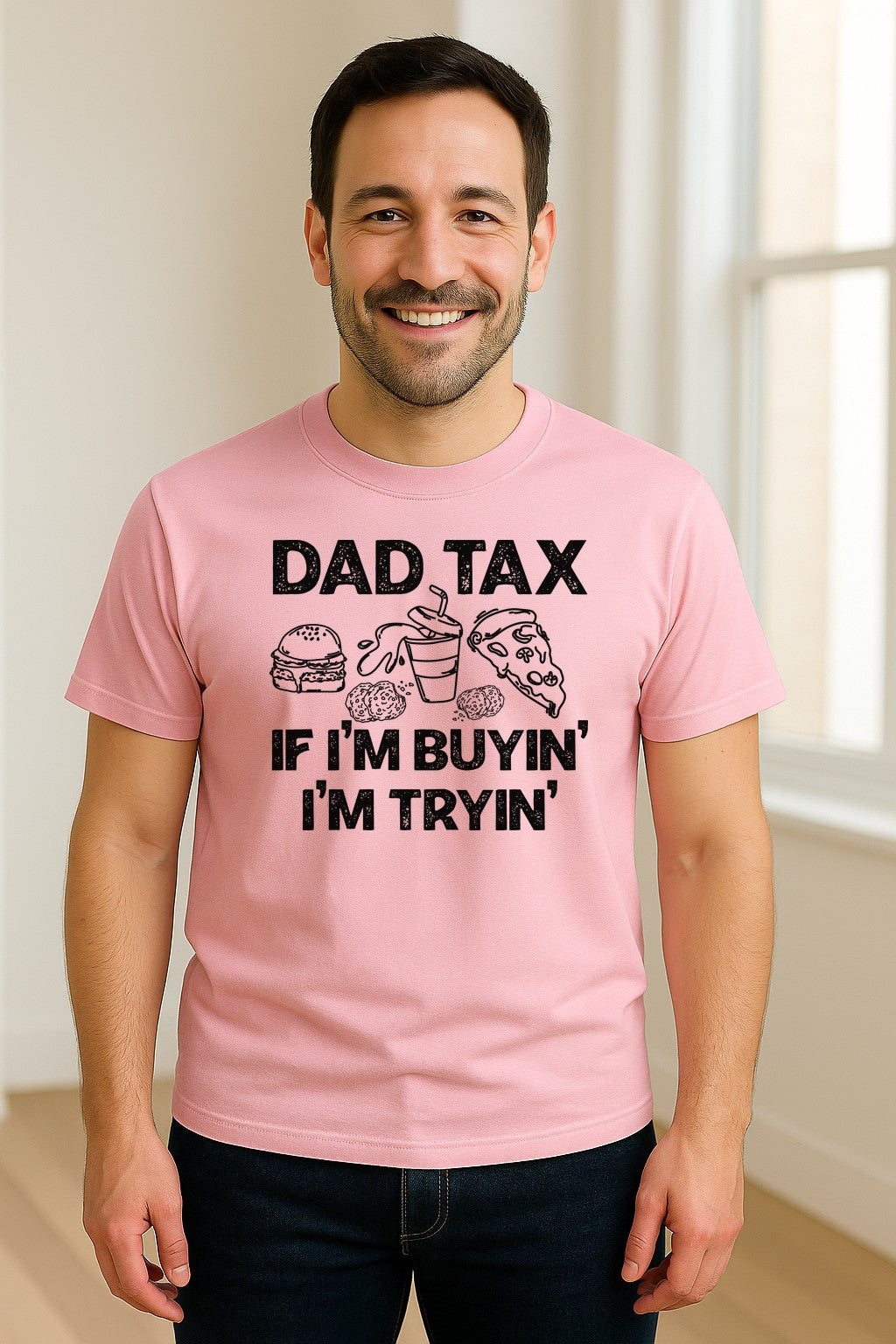 Dad Tax T-Shirt, Funny Food and Snack Quote for Father's Day and Birthdays