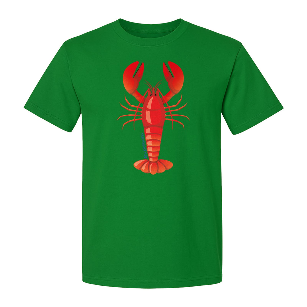 Lobster T-Shirt, Red Coastal Crustacean Graphic for Beach Trips, Seafood Lovers and Summer Vacations