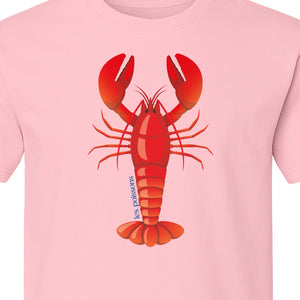 Lobster T-Shirt, Red Coastal Crustacean Graphic for Beach Trips, Seafood Lovers and Summer Vacations