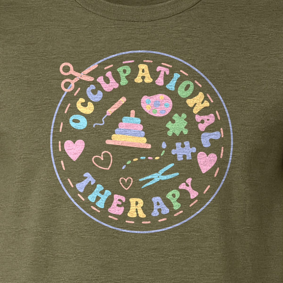 Occupational Therapy T-Shirt, Pediatric OT and COTA Assistant Gift Design