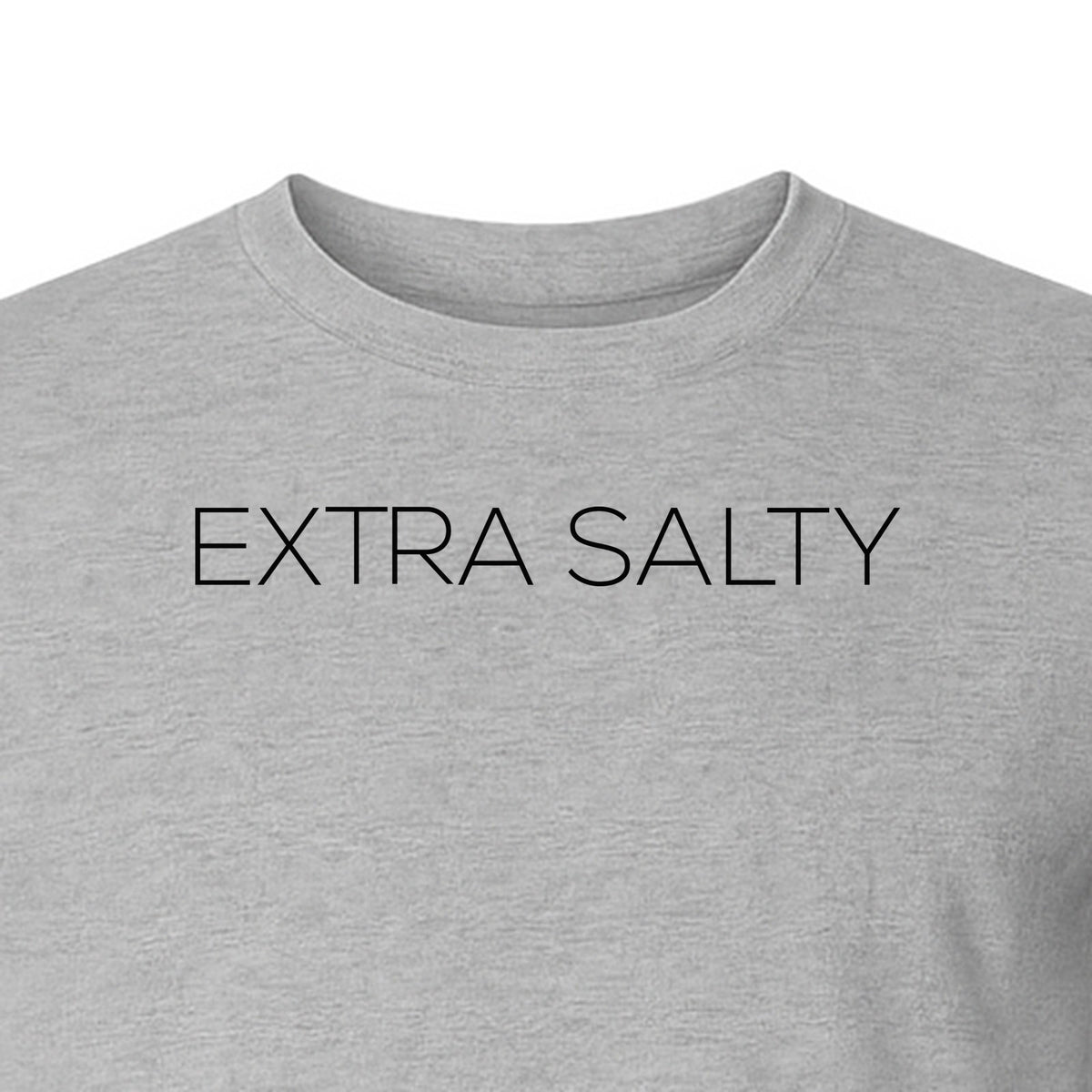 Extra Salty T-Shirt, Witty Text Design for Beach Trips, Coastal Getaways and Summer Vacations