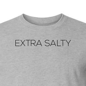 Extra Salty T-Shirt, Witty Text Design for Beach Trips, Coastal Getaways and Summer Vacations