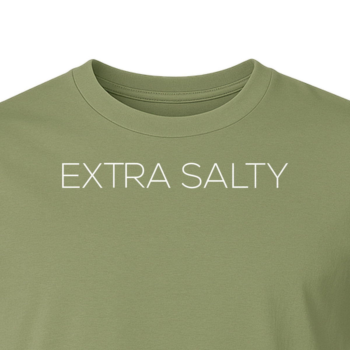 Extra Salty T-Shirt, Witty Text Design for Beach Trips, Coastal Getaways and Summer Vacations