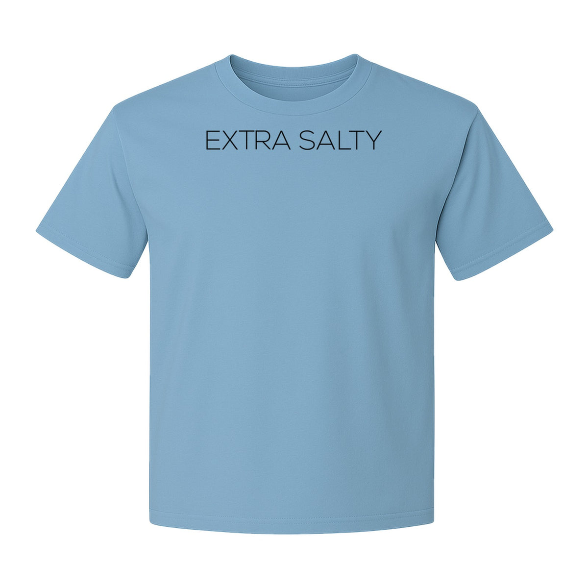 Extra Salty T-Shirt, Witty Text Design for Beach Trips, Coastal Getaways and Summer Vacations