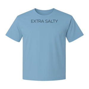 Extra Salty T-Shirt, Witty Text Design for Beach Trips, Coastal Getaways and Summer Vacations