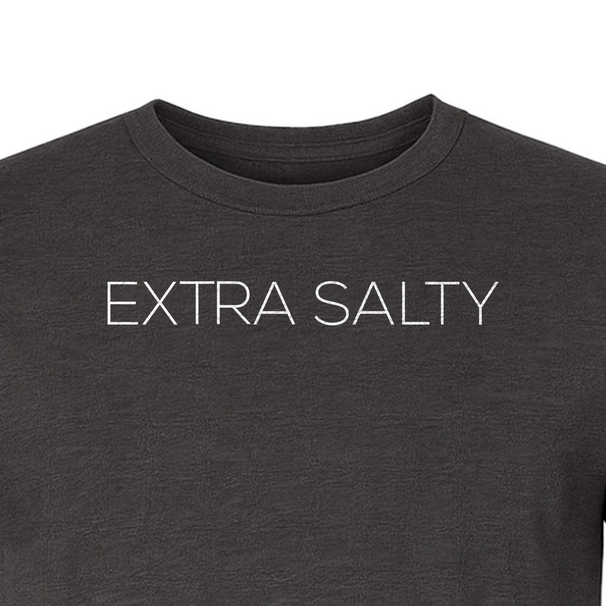 Extra Salty T-Shirt, Witty Text Design for Beach Trips, Coastal Getaways and Summer Vacations