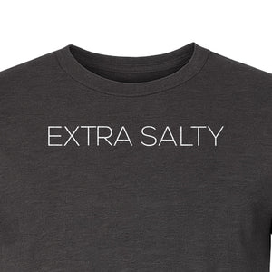 Extra Salty T-Shirt, Witty Text Design for Beach Trips, Coastal Getaways and Summer Vacations