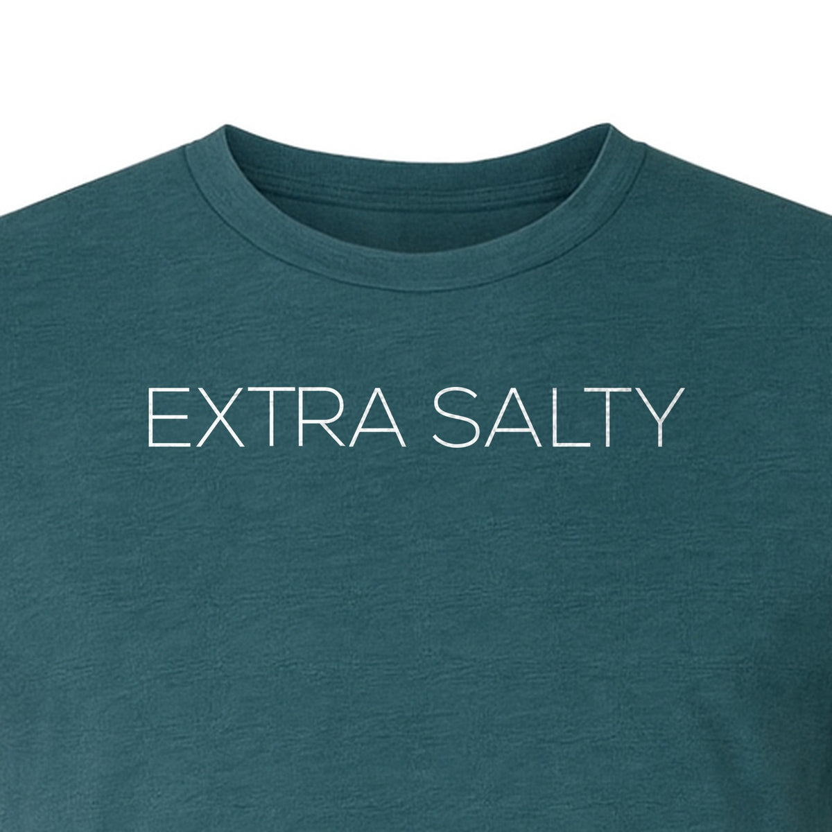 Extra Salty T-Shirt, Witty Text Design for Beach Trips, Coastal Getaways and Summer Vacations