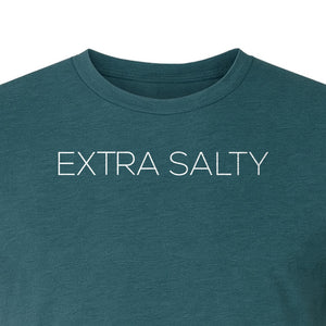 Extra Salty T-Shirt, Witty Text Design for Beach Trips, Coastal Getaways and Summer Vacations