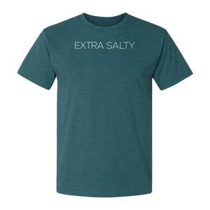 Extra Salty T-Shirt, Witty Text Design for Beach Trips, Coastal Getaways and Summer Vacations