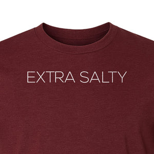 Extra Salty T-Shirt, Witty Text Design for Beach Trips, Coastal Getaways and Summer Vacations