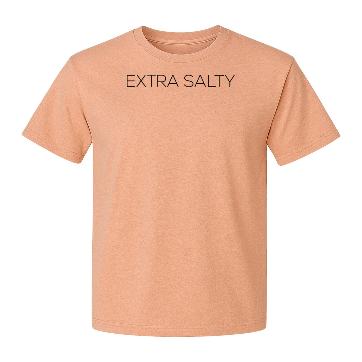 Extra Salty T-Shirt, Witty Text Design for Beach Trips, Coastal Getaways and Summer Vacations