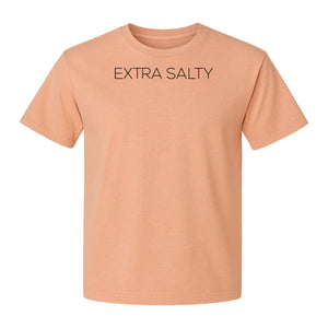Extra Salty T-Shirt, Witty Text Design for Beach Trips, Coastal Getaways and Summer Vacations