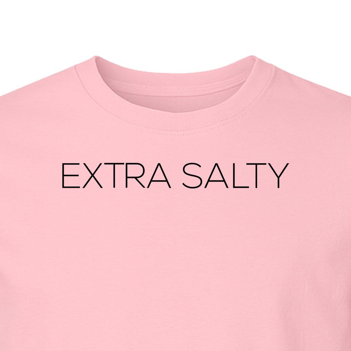 Extra Salty T-Shirt, Witty Text Design for Beach Trips, Coastal Getaways and Summer Vacations