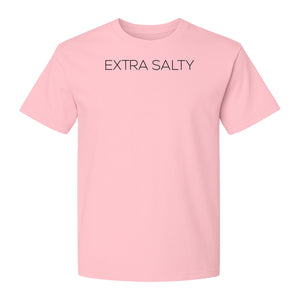 Extra Salty T-Shirt, Witty Text Design for Beach Trips, Coastal Getaways and Summer Vacations