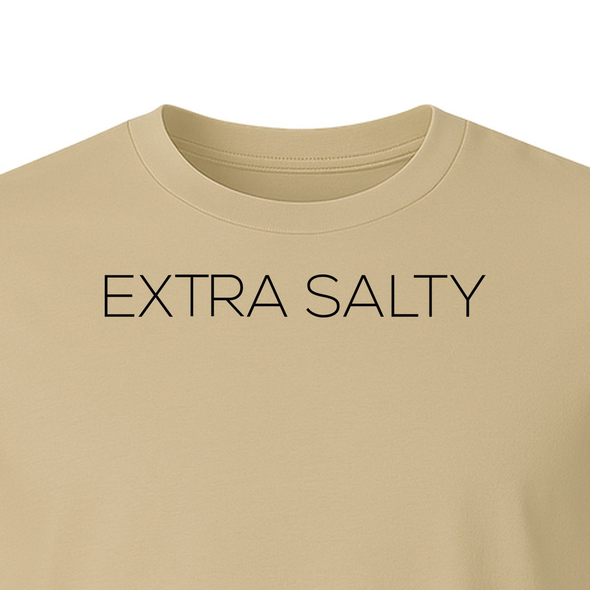 Extra Salty T-Shirt, Witty Text Design for Beach Trips, Coastal Getaways and Summer Vacations