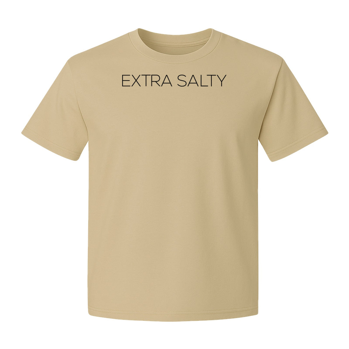 Extra Salty T-Shirt, Witty Text Design for Beach Trips, Coastal Getaways and Summer Vacations