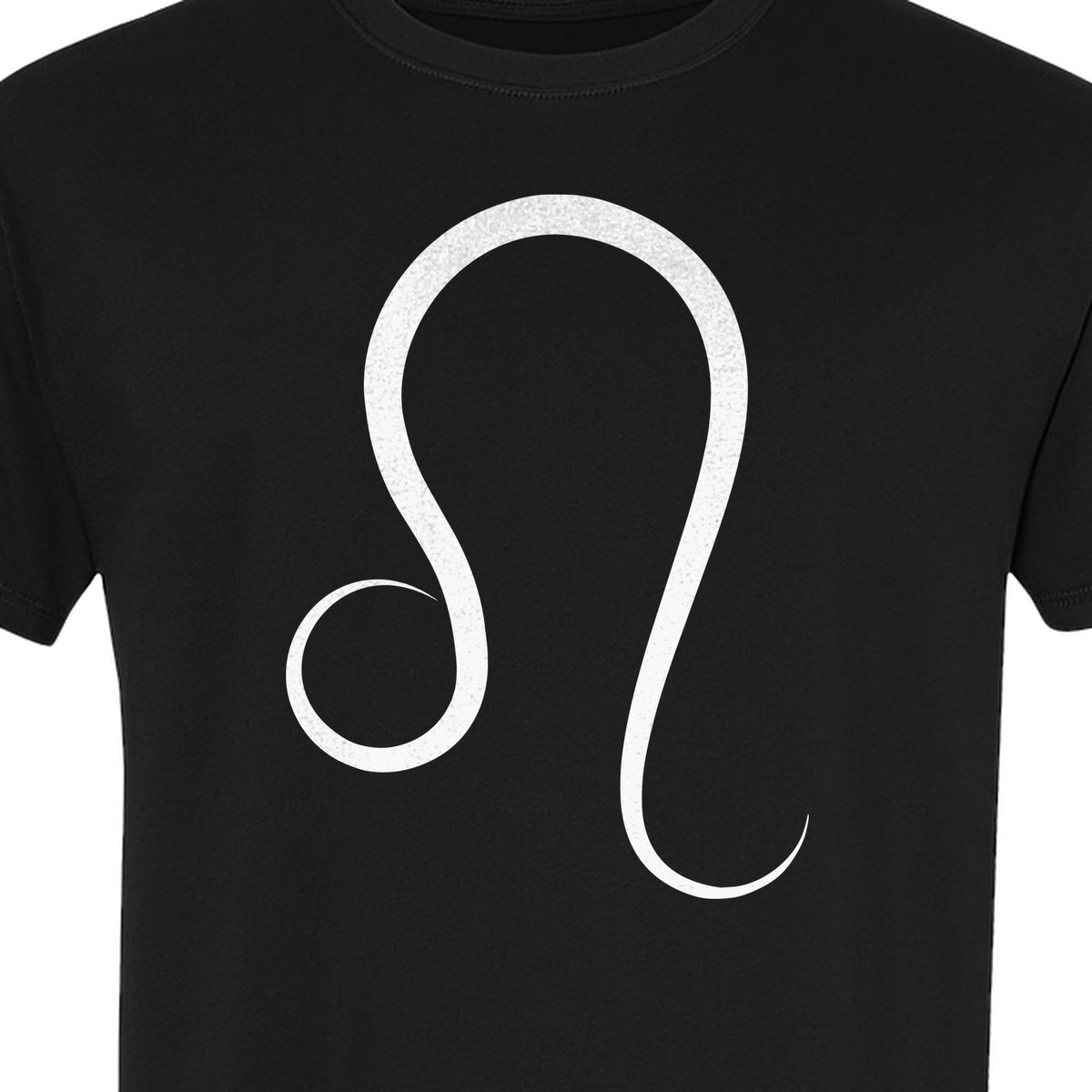 Leo Zodiac Symbol T-Shirt, Minimalist Astrology Graphic Tee for August Birthdays