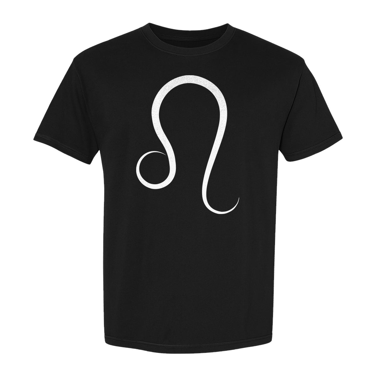 Leo Zodiac Symbol T-Shirt, Minimalist Astrology Graphic Tee for August Birthdays