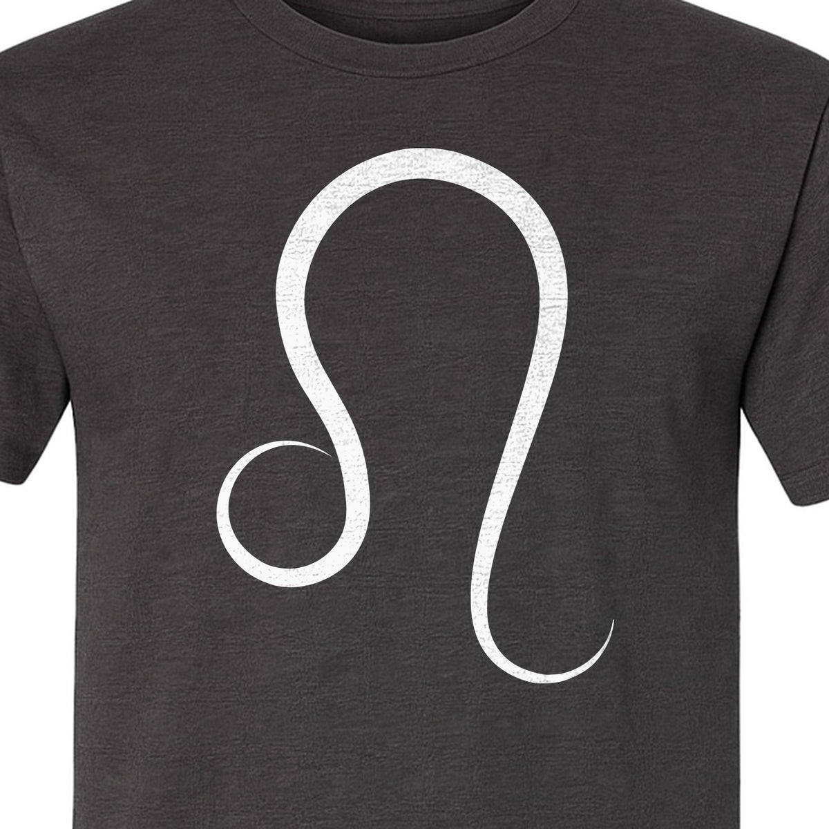 Leo Zodiac Symbol T-Shirt, Minimalist Astrology Graphic Tee for August Birthdays