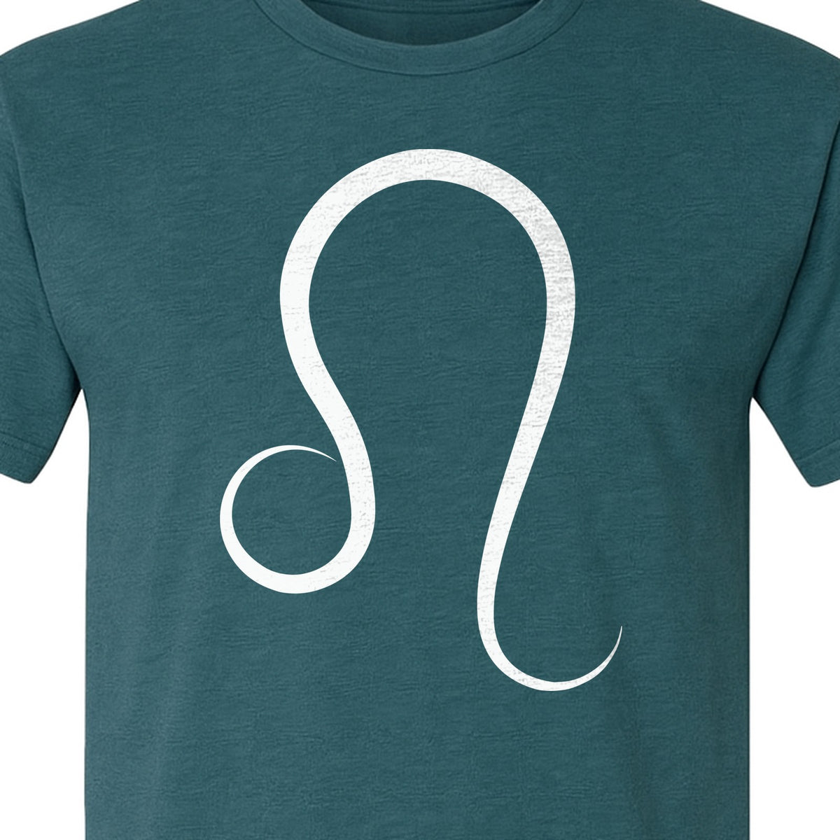 Leo Zodiac Symbol T-Shirt, Minimalist Astrology Graphic Tee for August Birthdays